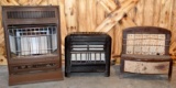 Set of 3 Antique/Vintage Heaters