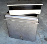 Coca Cola Stainless Portable Cooler w/ Inside Tray