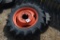 2 Bridgestone Farm Service Lug-17 Tractor Tires on Rims