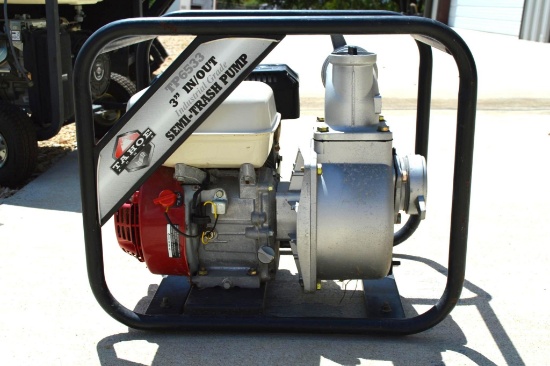 Tahoe Power 3" In/Out Semi-Trash Pump **LIKE NEW**
