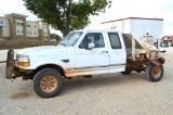 1995 Ford F-250 XLT Powerstroke Diesel, 4WD, Feed Truck w/Trip Hopper Feeder *Title