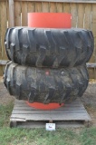 2 Samson Industrial Tires Ultra R-4 17.5L-24 *Was Lot #433