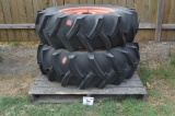 2 Titan Tractor Tires 14.9-26 on 13