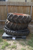 4 Goodyear Tractor Tires 14.9-28 **2 Like new/2 Used** *Was Lot #435