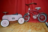 Vintage Toys: Radio Flyer Bicycle and Ride-On Car