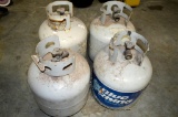 Set of 4 Empty Propane Tanks