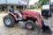 Massey Ferguson 1233 4WD Diesel Tractor w/ Massey 1244 Front End Loader