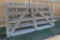 2 - 5' x 10' Heavy Wood Gates with Hinges