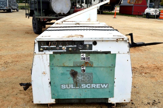 Sulli Screw Air Compressor w/ John Deere 4 Cylinder Diesel Motor