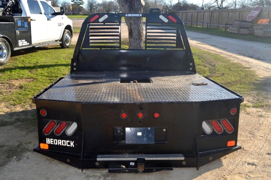 Bedrock Diamond Series Flatbed Truck Bed w/ Gooseneck & Receiver Hitch