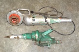 Ridgid Electric Pipe Threader and Pneumatic Cutter