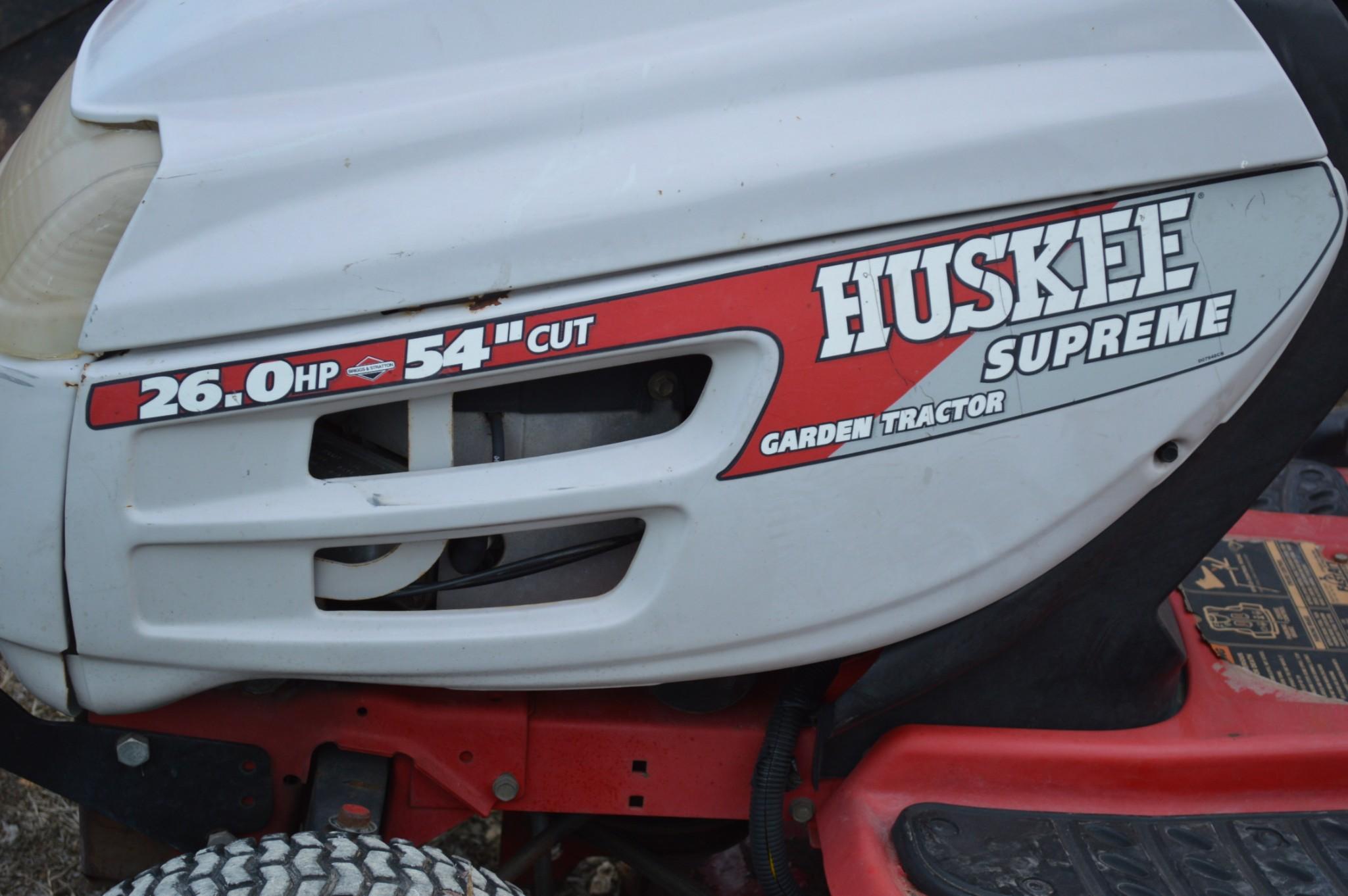 Huskee supreme lawn tractor 25 hp hotsell