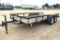 2004 Big Tex 16' Flatbed, Pintle Hitch Trailer, unit #6117