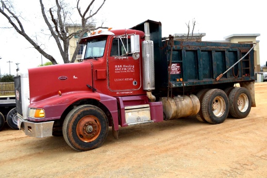 1991 Peterbilt 377 L6 12.7L Diesel, 14 yd. dump box, 9-speed Fuller