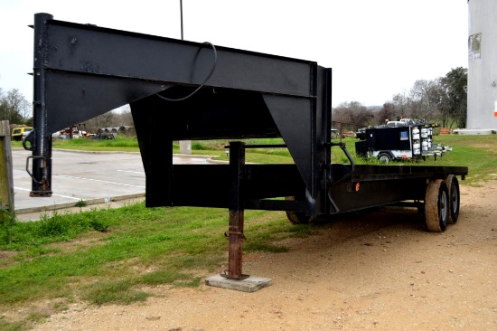 24' Gooseneck Flatbed Trailer