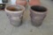 2 Large/Tall Terra Cotta Pots - same size