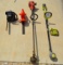 1 Homelite Weedeater, 1 Ryobi Weedeater, 1 Craftsman Gas Chainsaw, 1 Black & Decker Hedge Trimmer