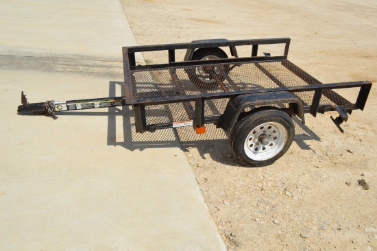 6' Tractor Supply Co. Expanded Metal Tilt Bumper Pull Trailer