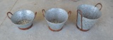 3 Olive Pots - 3 Sizes/planting/decoration/garden