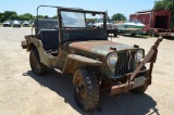 1948 Willy's Jeep - Rear PTO, Original Rear Tires, BILL OF SALE ONLY