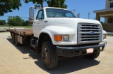 1995 Ford FT900 24' Flatbed, 8.3L Cummins, 8 Speed Manual, 210-300Hp, PTO, New Tires,Diesel
