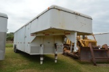 2012 W-W Gooseneck Cargo/Enclosed Trailer, 24'X8'