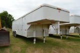 2015 W.W. Cargo/Enclosed Gooseneck Trailer, 24' X 8', Triple Axel