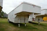 2015 W-W Enclosed Cargo Gooseneck Trailer, 24' X 8'