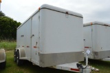 2012 W-W Bumper Pull Enclosed Cargo Trailer,16' x 6 1/2'