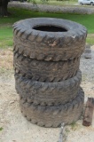 Wrangler Military 36 12.50 -16 Tires - 4 Total
