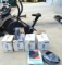 Health and Hygiene Bundle - Exercise Bike, Cleaning Supplies/Soap Dispensers, Back Braces