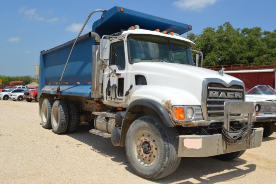 2004 Mack CV713 Granite Truck with Ox Bodies Dump Bed, Diesel