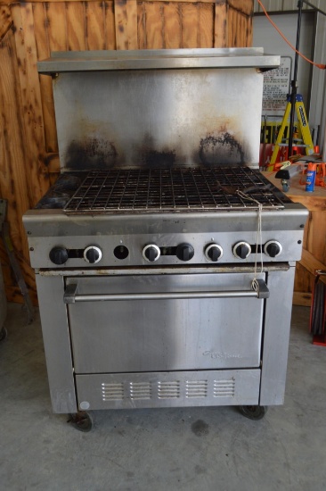 Commercial Kitchen/Restaurant U.S. Range 6 Burner Gas Stove and Oven