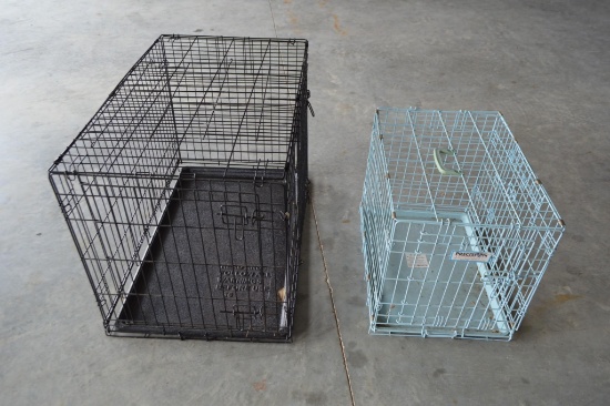2 Collapsable Dog Crates/Kennels
