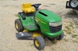 John Deere L100 Riding Lawn Mower, 5 Speed