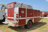 Utility Service Bed Attached on Homemade Trailer, Fire/Rescue/Emergency