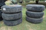 6 Tires 10.00R15 TR 148/145G