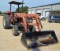 Massey Ferguson 573 Tractor with Bush Hog 4045 Loader