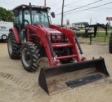 Mahindra 75T Tractor 4WD, Diesel w/ Front Loader