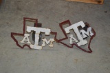 2 Texas A&M Custom Made Hitch Covers