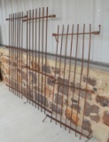 Original Antique Iron County Jail Cell Bars