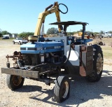 1998 New Holland 6610 2wd Tractor w/Alamo Side Boom Shredder/Mower