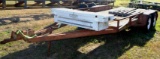 16ft Bumper Pull Flatbed Utility Trailer w/Delta Tool Box *BOS