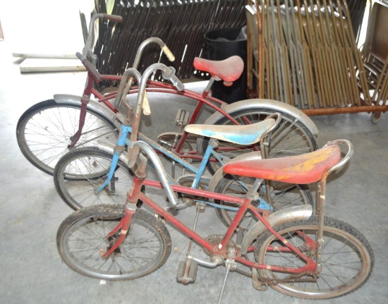 3 Vintage Bicycles