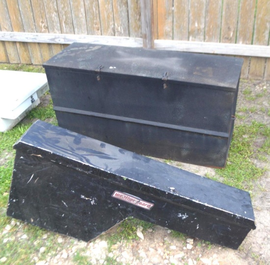 Deep Chest Tool Box & Weather Guard Side Mount Tool Box