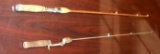 2 Vintage Fishing Rods (1 Metal Rod By Orchard Industries, 1 