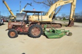 International 574 2wd Tractor W/ John Deere MX8 Shredder