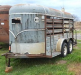 14' Stock Bumper Pull Trailer