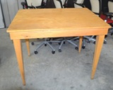 Tall Wood Work Table