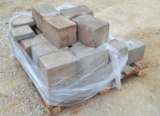 Pallet Of Misc Sized Cinder-Blocks & Solid Cement Blocks